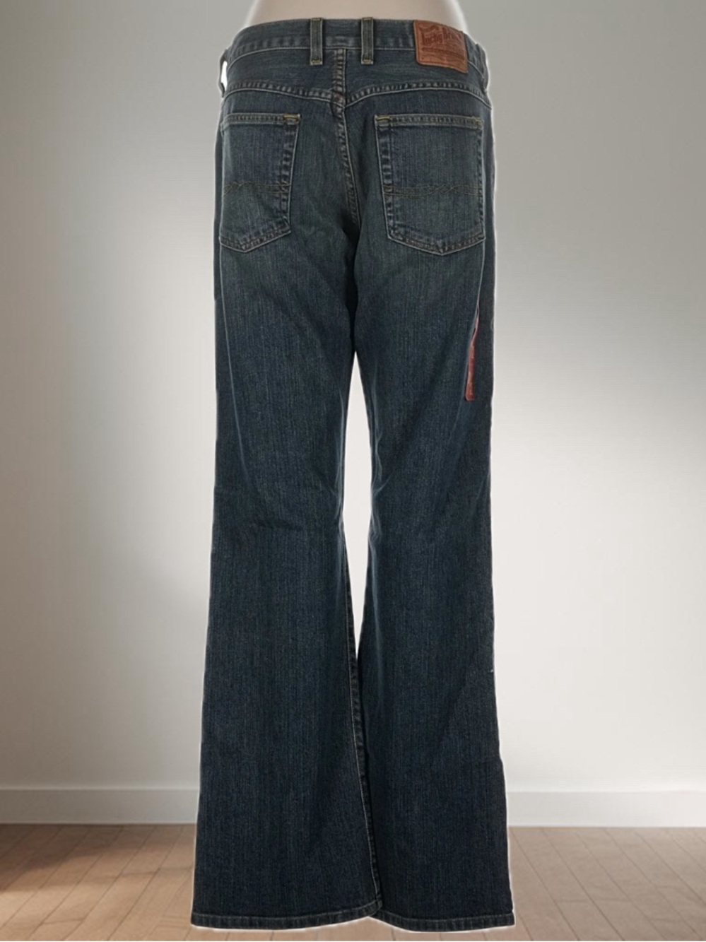 NWT Vintage Y2K Lucky Brand Easy Rider Boot Cut Jeans Made in USA Sz 31 - Picture 2 of 11